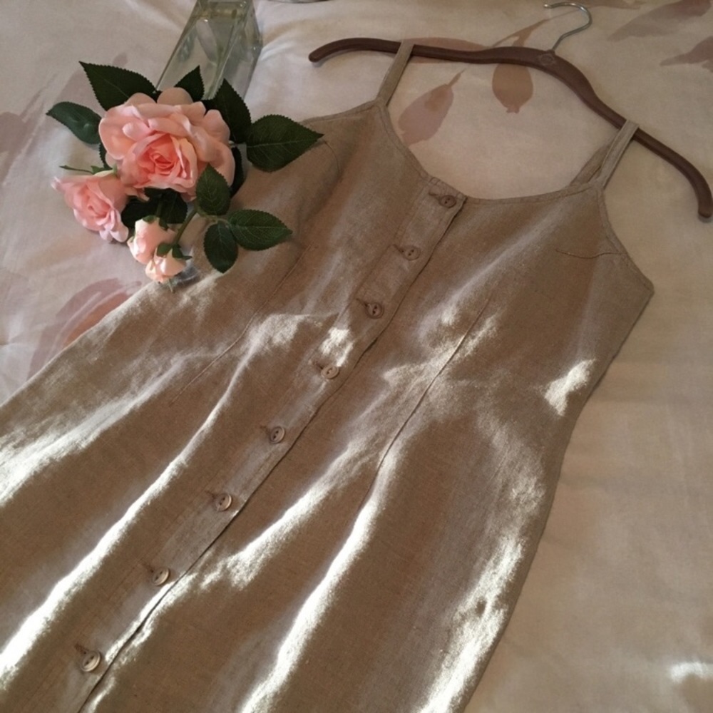 Vintage Linen Sun Dress